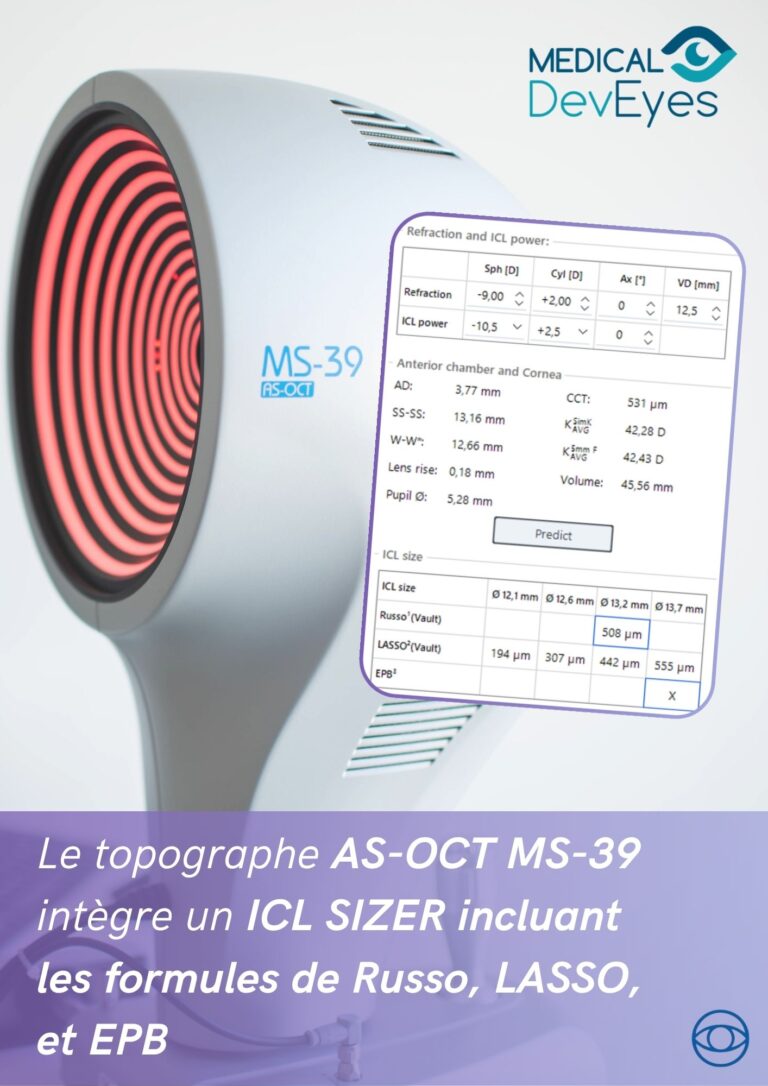 Le topographe AS-OCT MS-39